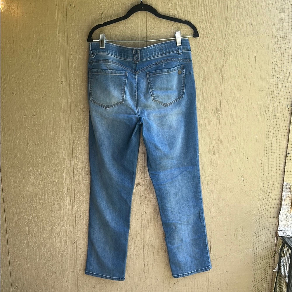 Democracy “Ab”solution Stretch Classic Blue Denim Jeans Size 10 - Picture 7 of 10